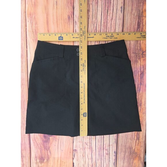 Nike Golf Black Dri-Fit Skort 6 Polyester Spandex Womens Athletic Skirt - Picture 8 of 9